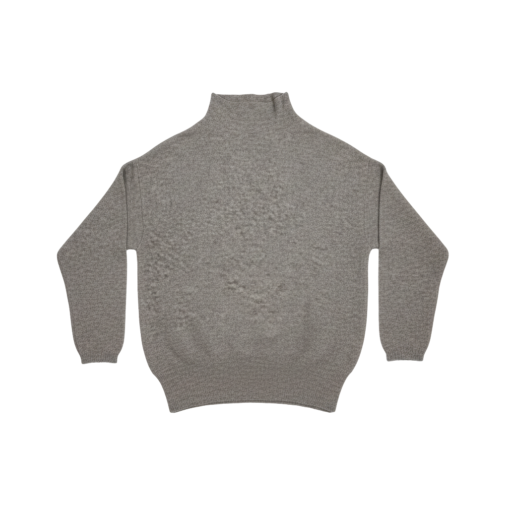 Rollkragenpullover aus Wolle Damen